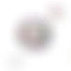 Bouton pression fleuri