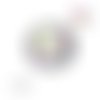 Bouton pression fleuri