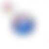 Bouton pression fleuri