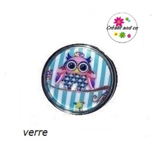 Bouton pression hibou