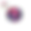Bouton pression fleuri
