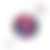 Bouton pression fleuri