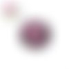 Bouton pression fleuri