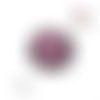Bouton pression fleuri