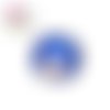 Bouton pression fleuri