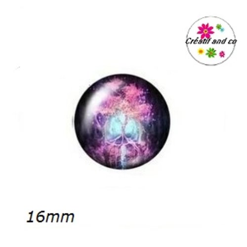 X2 cabochons arbre de vie 16mm
