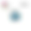 X2 cabochons fleuris 16mm