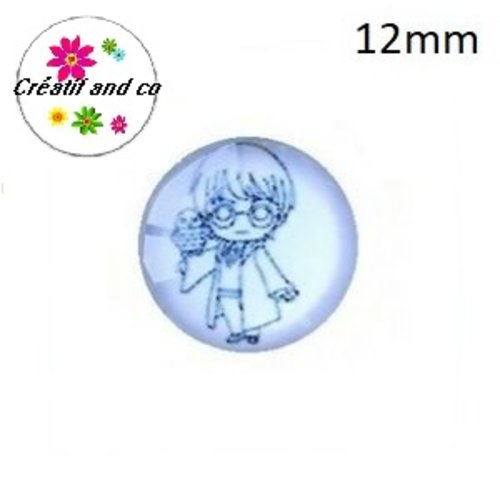 X2 cabochons harry potter 12mm