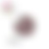 X2 cabochons fleuris 10mm