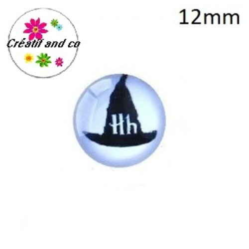 X2 cabochons harry potter 12mm