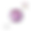 Bouton pression ton mauve