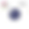 X2 cabochons bleu et rose 16mm