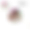 X2 cabochons chien humoristique 16mm