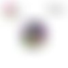 X2 cabochons femme skully 16mm