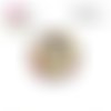 X2 cabochons femme skully 16mm
