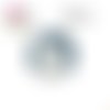X2 cabochons chat 16mm