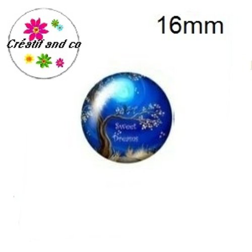 X2 cabochons arbre de vie 16mm