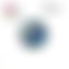 X2 cabochons fleuris 16mm