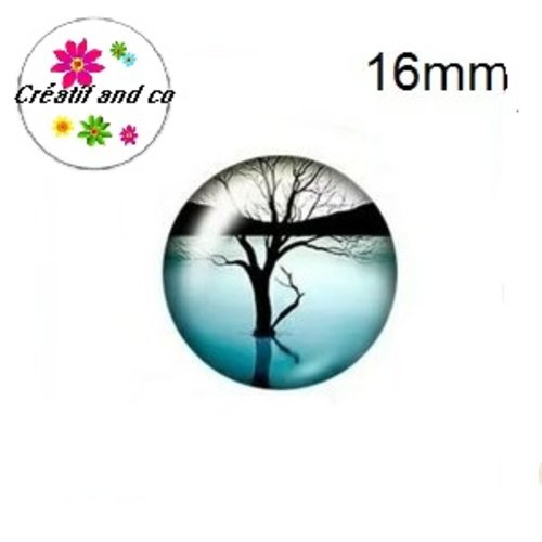 X2 cabochons arbre de vie 16mm
