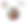 X2 cabochons fleuris 16mm