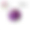 X2 cabochons fleuris 16mm