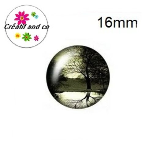 X2 cabochons arbre de vie 16mm