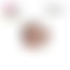 X2 cabochons fleuris et papillons 16mm
