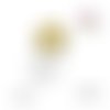 Bouton pression tournesol 12mm