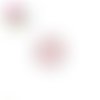 Bouton pression fleuris