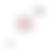 Bouton pression fleuris