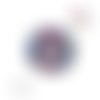 Bouton pression fleuris