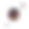 Bouton pression fleuris