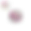 Bouton pression fleuris