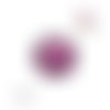 Bouton pression fleuris