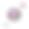 Bouton pression fleuris