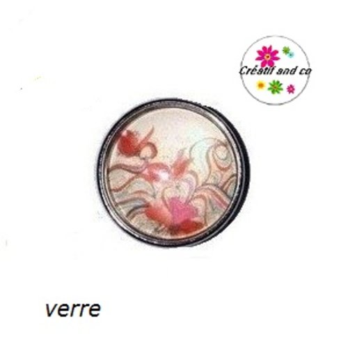 Bouton pression à motif