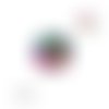 Bouton pression fleuris