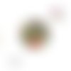 Bouton pression fleuris