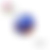 X2 cabochons fleuris 14mm