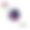 X2 cabochons fleuris 14mm