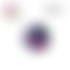 X2 cabochons fleuris 16mm