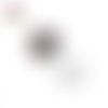 Bouton pression fleuris