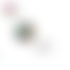 Bouton pression fleuris