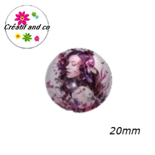 Cabochon femme 20mm