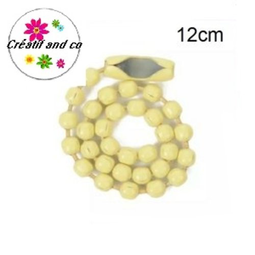 Chaine bille verte anis 12cm