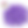 X10 anneaux mailles ouverts torsadés acrylique mauve 16x11mm