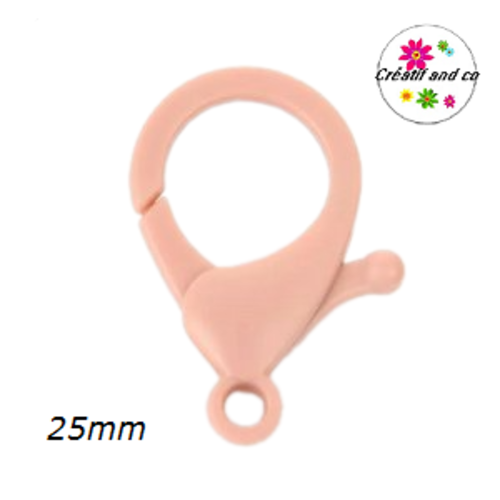 Mousqueton chair plastique 25mm