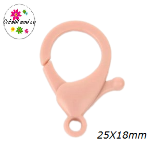 Mousqueton chair plastique 25x18mm