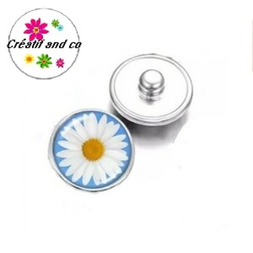 Bouton pression paquerette