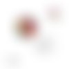 Bouton pression fleuri